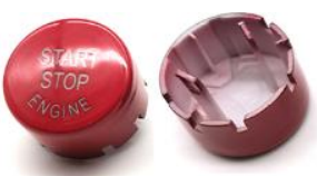 Start & Stop Switch for BMW X4 F26 (2014-2018) in Red color New Model with OFF