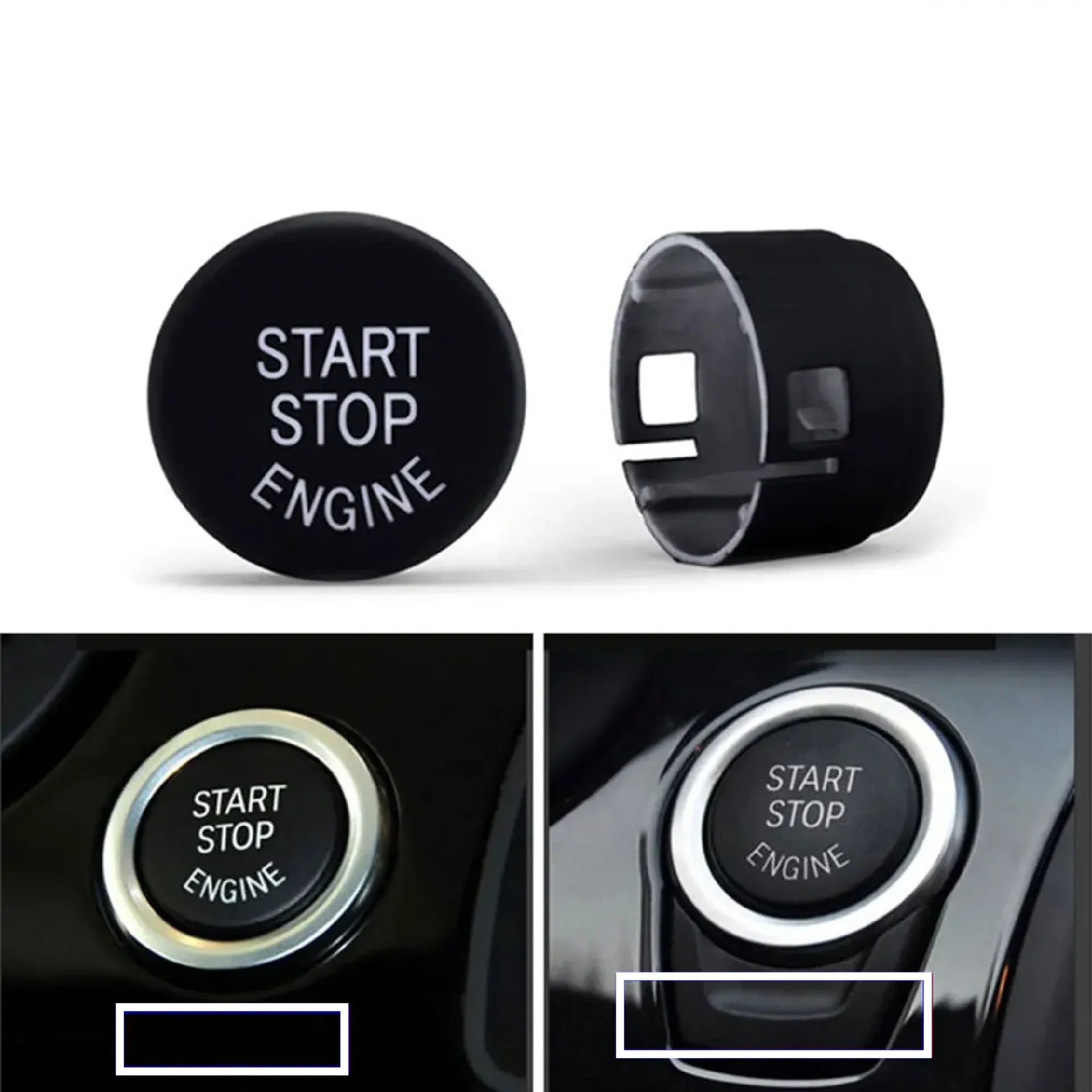 Start and Stop Switch for BMW X3 F25 (2011-2017) in Black color PC and ABS