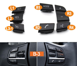 Steering Wheel Button Set for BMW 6 F06 (2012-2018) Model B3