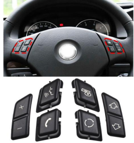 Steering Wheel Button Set for BMW X1 E84 (2009-2015) in Black color Model A