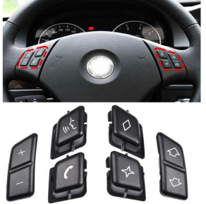 Steering Wheel Button Set for BMW X1 E84 (2009-2015) in Black color Model B