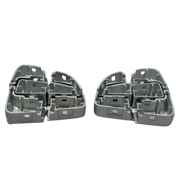 Steering Wheel Button Set for MERCEDES-BENZ C-CLASS W205 (2014-2023) in Silver color 12 Pcs