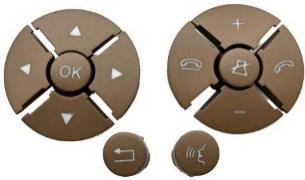 Steering Wheel Button Set for MERCEDES-BENZ CL-CLASS C216 (2007-2013) in Yellow color New Model