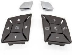 Steering Wheel Button Set for MERCEDES-BENZ CLA-Class C117 (2014-2019) in Moka color High-end Model