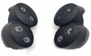 Steering Wheel Button Set for MERCEDES-BENZ CLK C209 (2005-2009) in Black color 2 Pcs