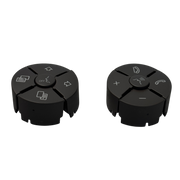 Steering Wheel Button Set for MERCEDES-BENZ SL R230 (2003-2012) in Moka color New Model, 10 Pcs