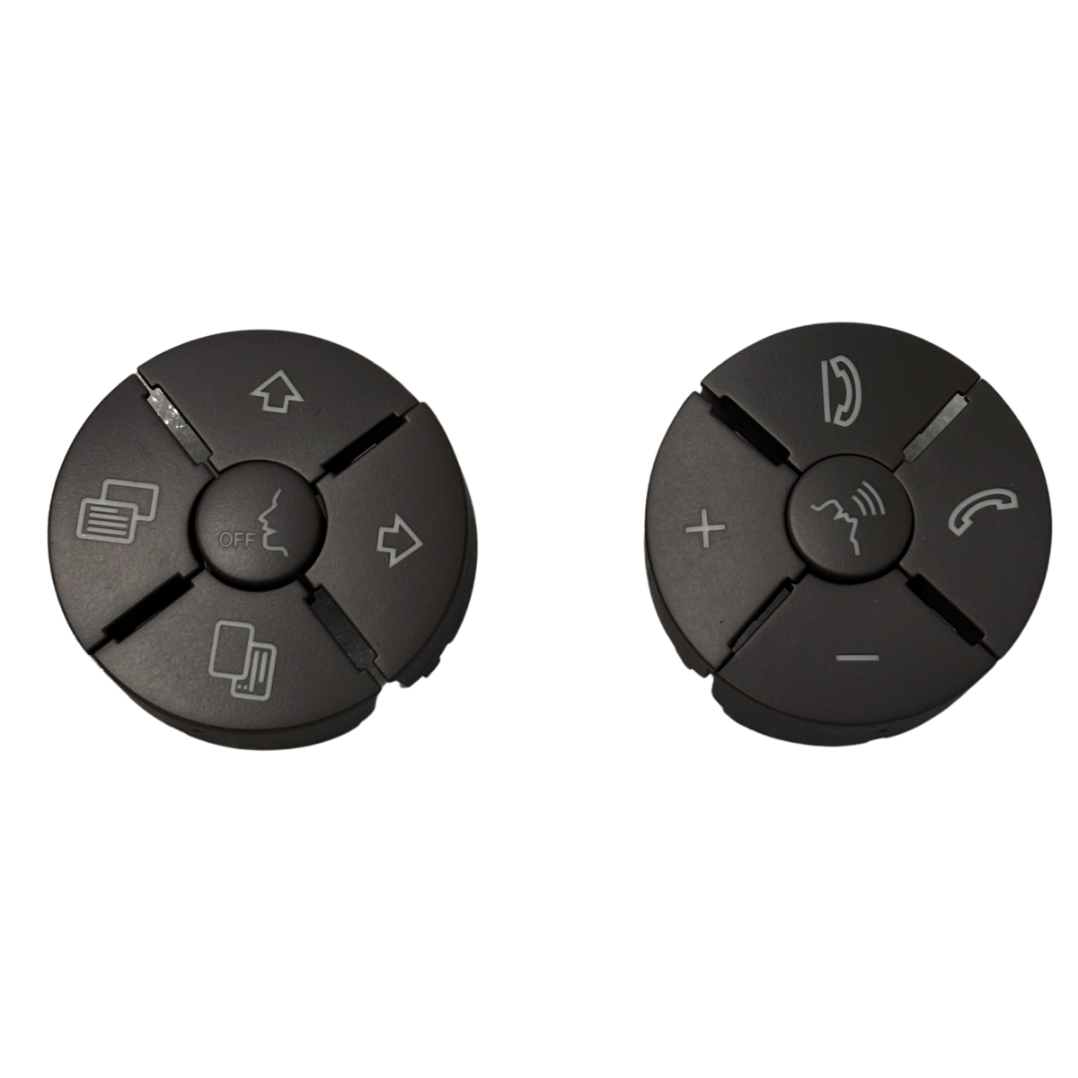 Steering Wheel Button Set for MERCEDES-BENZ SL R230 (2003-2012) in Moka color New Model, 10 Pcs