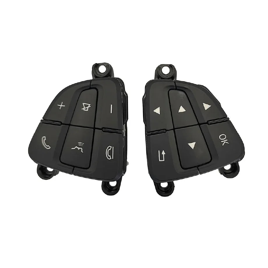 Steering Wheel Buttons Assembly Set for MERCEDES-BENZ B-CLASS W246 (2012-2018) in Black color made of PC and ABS