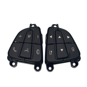 Steering Wheel Buttons Assembly Set for MERCEDES-BENZ B-CLASS W246 (2012-2018) in Black color made of PC and ABS