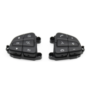 Steering Wheel Buttons Assembly Set for MERCEDES-BENZ C-CLASS W205 (2014-2023) in Black color PC and ABS