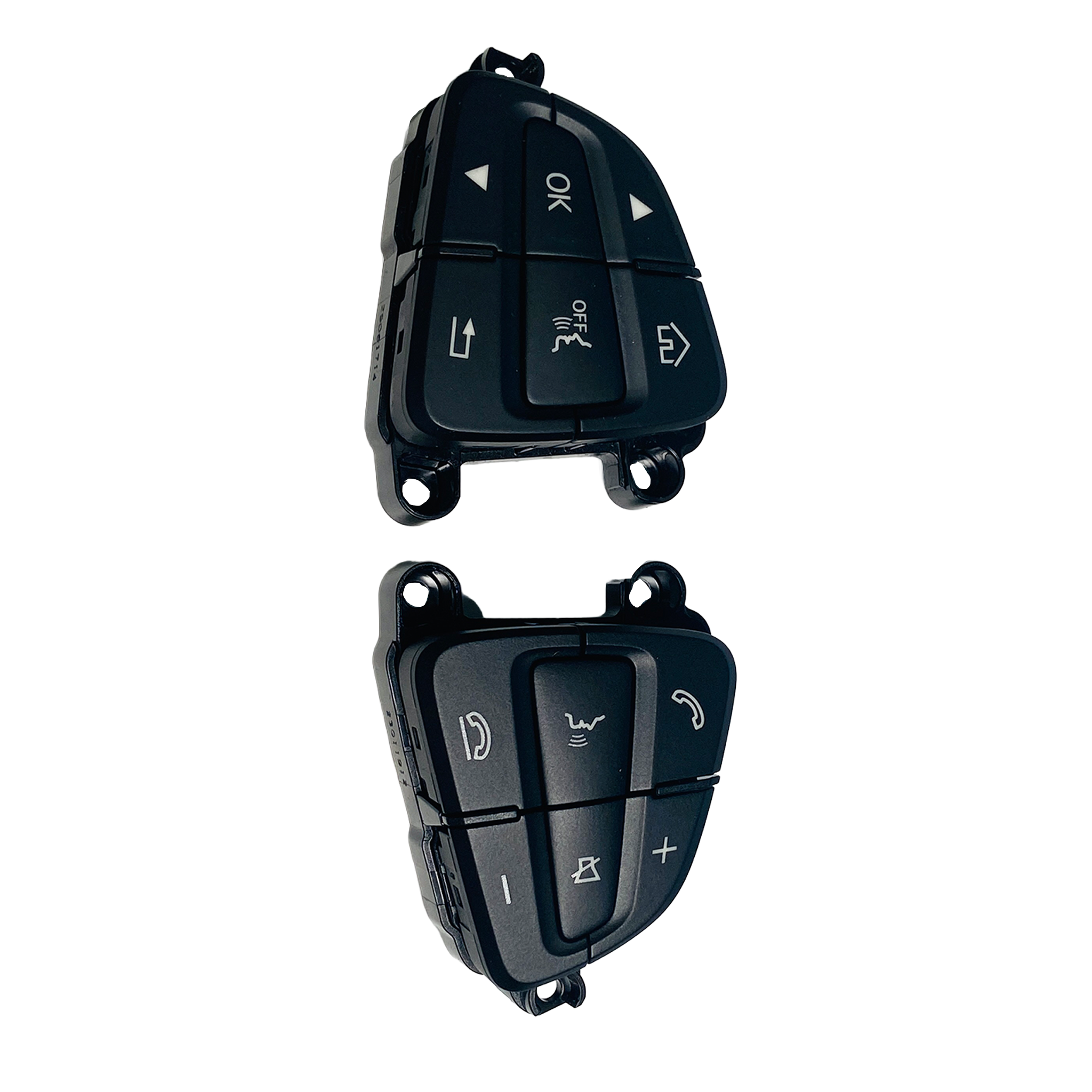 Steering Wheel Buttons Assembly Set for MERCEDES-BENZ C-CLASS W205 (2014-2023) in Black color PC and ABS