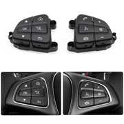 Steering Wheel Buttons Assembly Set for MERCEDES-BENZ GLC W253 (2015-2023) in Black color PC and ABS