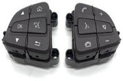 Steering Wheel Buttons Assembly Set for MERCEDES-BENZ GLC W253 (2015-2023) in Moka color