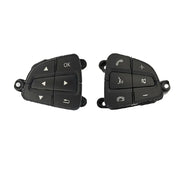 Steering Wheel Buttons Assembly Set for MERCEDES-BENZ SL R231 (2012-2020) in Black color made of PC and ABS
