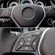 Steering Wheel Buttons Set for MERCEDES-BENZ GLA-CLASS X156 (2014-2019) in Moka color Standard Model, PC & ABS