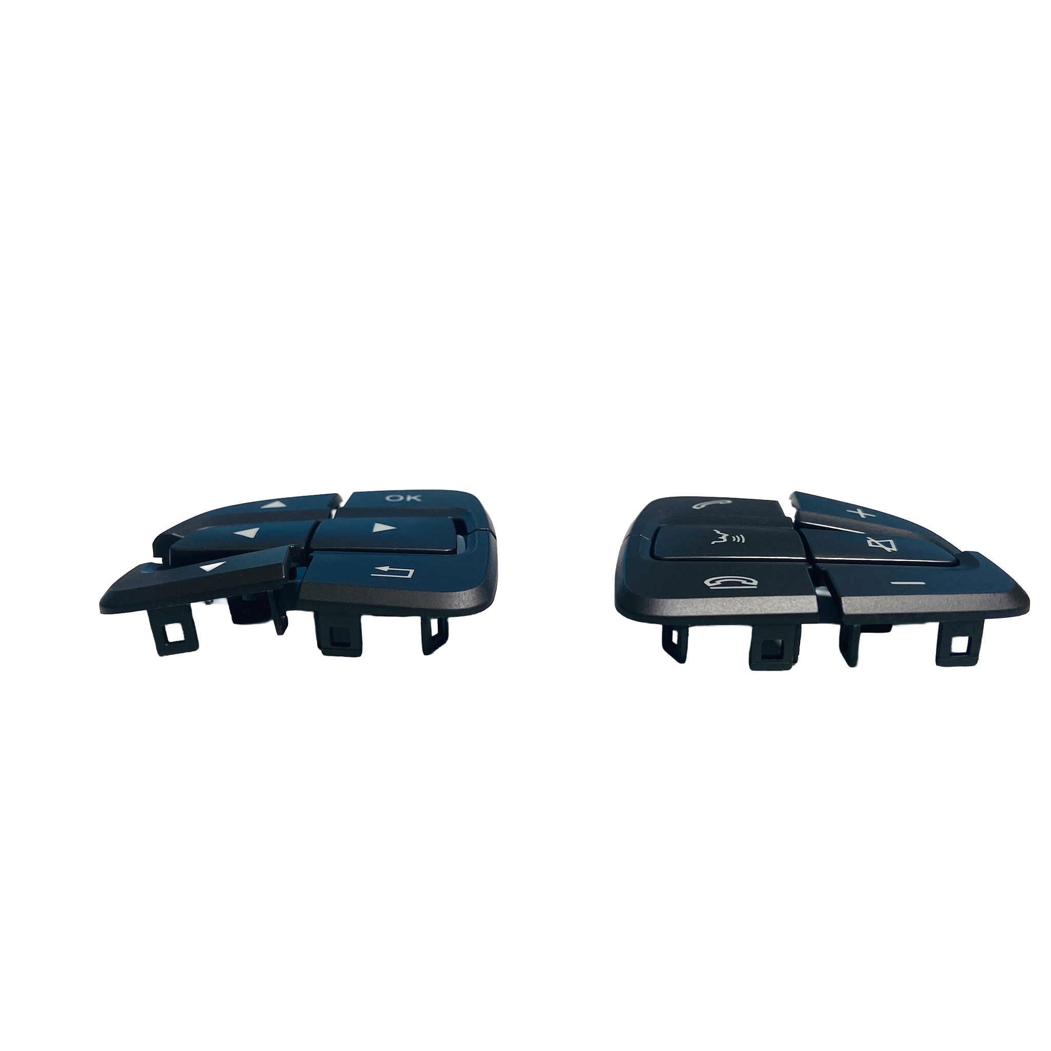 Steering Wheel Buttons Set for MERCEDES-BENZ ML-CLASS W166 (2012-2015) in Moka color PC and ABS