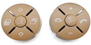 Steering Wheel Buttons Set for MERCEDES-BENZ R-CLASS R251 (2010-2014) in Yellow color New Model, 10-piece