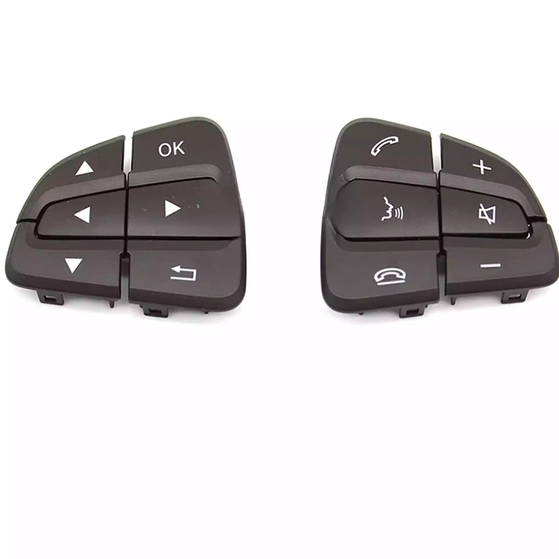 Steering Wheel Buttons Set for MERCEDES-BENZ SL R231 (2012-2020) in Moka color PC and ABS
