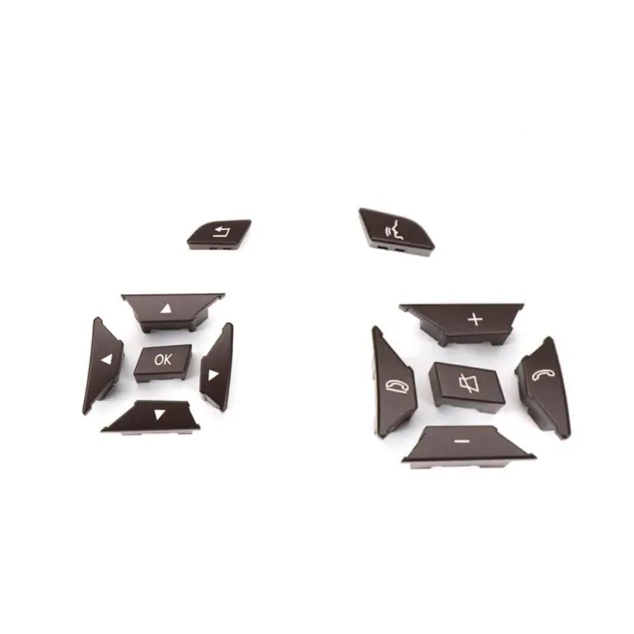 Steering Wheel Buttons for MERCEDES-BENZ G-CLASS W463 (2008-2022) in Moka color PC&ABS Standard Model