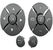 Steering Wheel Buttons for MERCEDES-BENZ S-CLASS W221 (2006-2013) in Gray color New Model, 12 Pcs Set