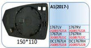 Sub Mirror Left,Heated,Double Curvature for A1(2017-)-1