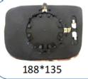 Sub Mirror Left,Heated,Double Curvature for XC60(08-17)-1