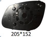 Sub Mirror Right,Heated,Double Curvature for CAYENNE 955(02-07)-1