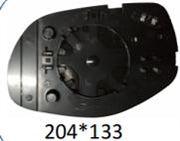 Sub Mirror Right,Heated,Single Curvature for CAYENNE 957(07-10)-1