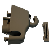 Sun Visor Mirror Clips Set for AUDI Q7 4LB (2006-2015) in Beige color