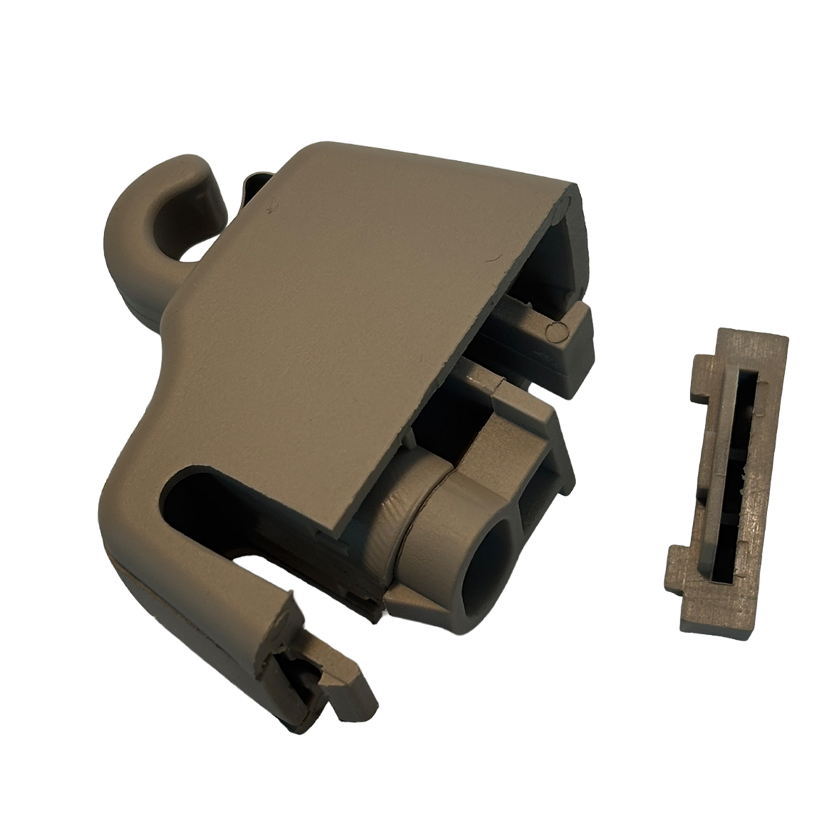 Sun Visor Mirror Clips Set for PORSCHE CAYENNE 92A (2010-2018) in Beige color