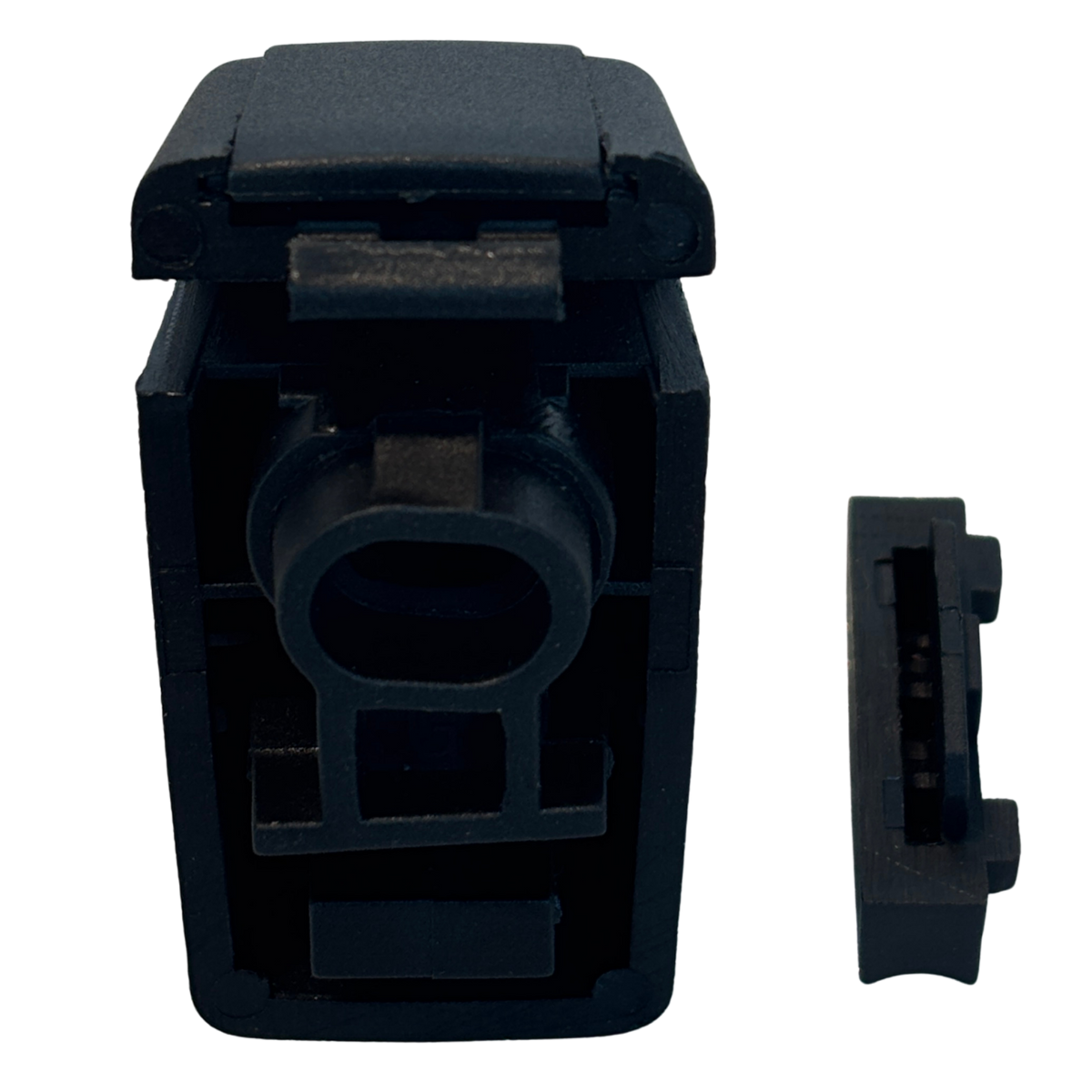 Sun Visor Mirror Clips Set for PORSCHE CAYENNE 92A (2010-2018) in Black color