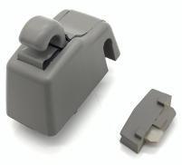 Sun Visor Mirror Clips Set for PORSCHE CAYENNE 92A (2010-2018) in Dark Gray color