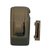 Sun Visor Mirror Clips Set for VW TOUAREG 7P (2012-2018) in Beige color