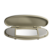 Sun Visor Mirror for MINI MINI CLUBMAN R55 (2007-2014) in Light Beige color With Light