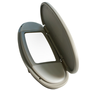 Sun Visor Mirror for MINI MINI R56 (2012-2013) in Light Gray color With Light
