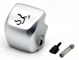 Tailgate Button Switches for MERCEDES-BENZ GLC W253 (2015-2023) in Silver color without shut Down