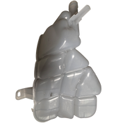 Coolant Expansion Tank for AUDI A8 4H2 (2010-2018) in White / Translucent color from high-quality heat-resistant plastic