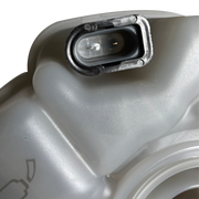 Coolant Expansion Tank for AUDI A8 4H2 (2010-2018) in White / Translucent color made of high-quality heat-resistant plastic