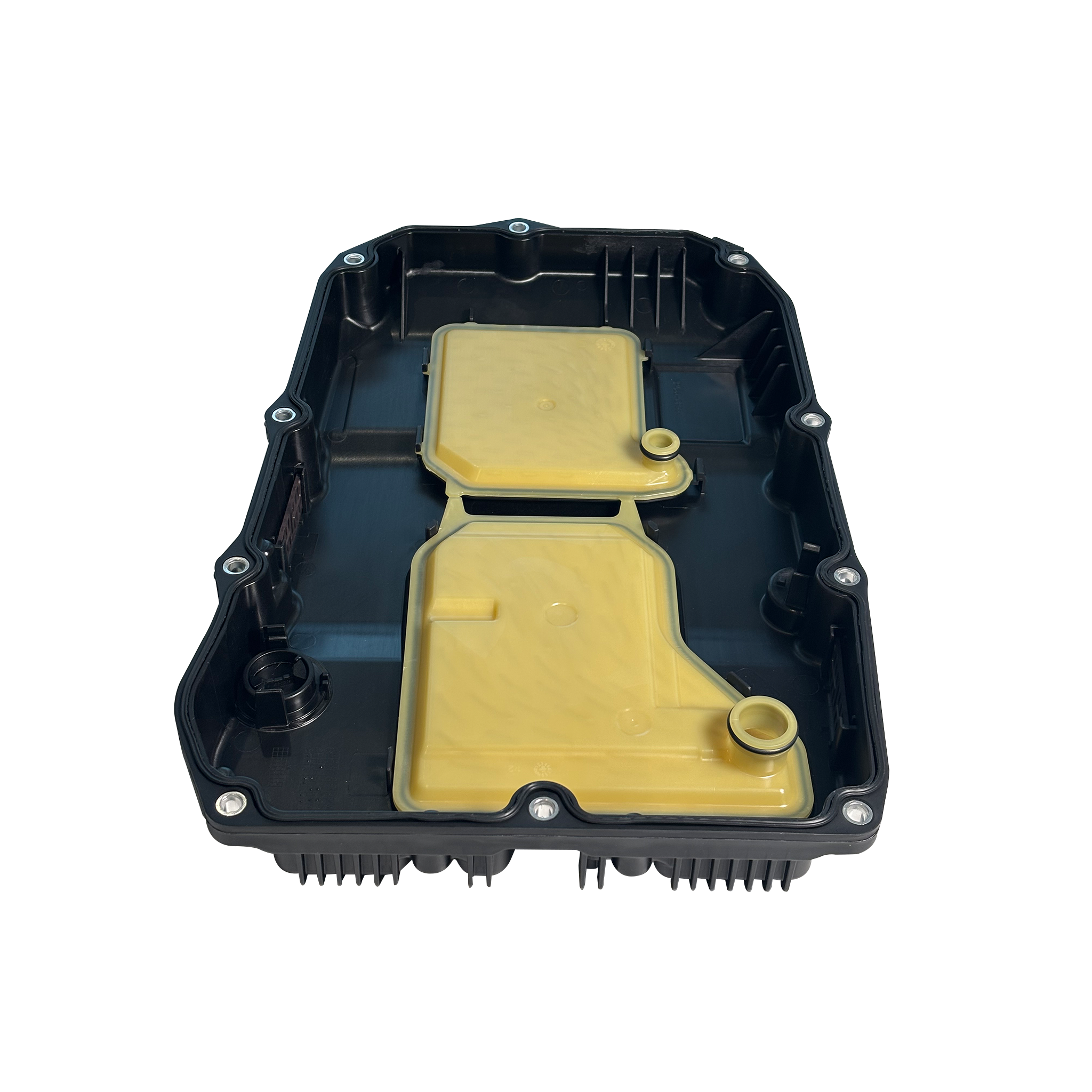 Transmission Oil Pan for MERCEDES-BENZ E-CLASS W213 (2016-2023) in Black color Metal Alloy