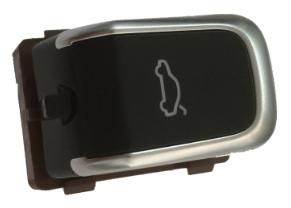 Trunk Release Switch for AUDI A5 8T (2015-2017) in Bright Chrome color 4 Pin
