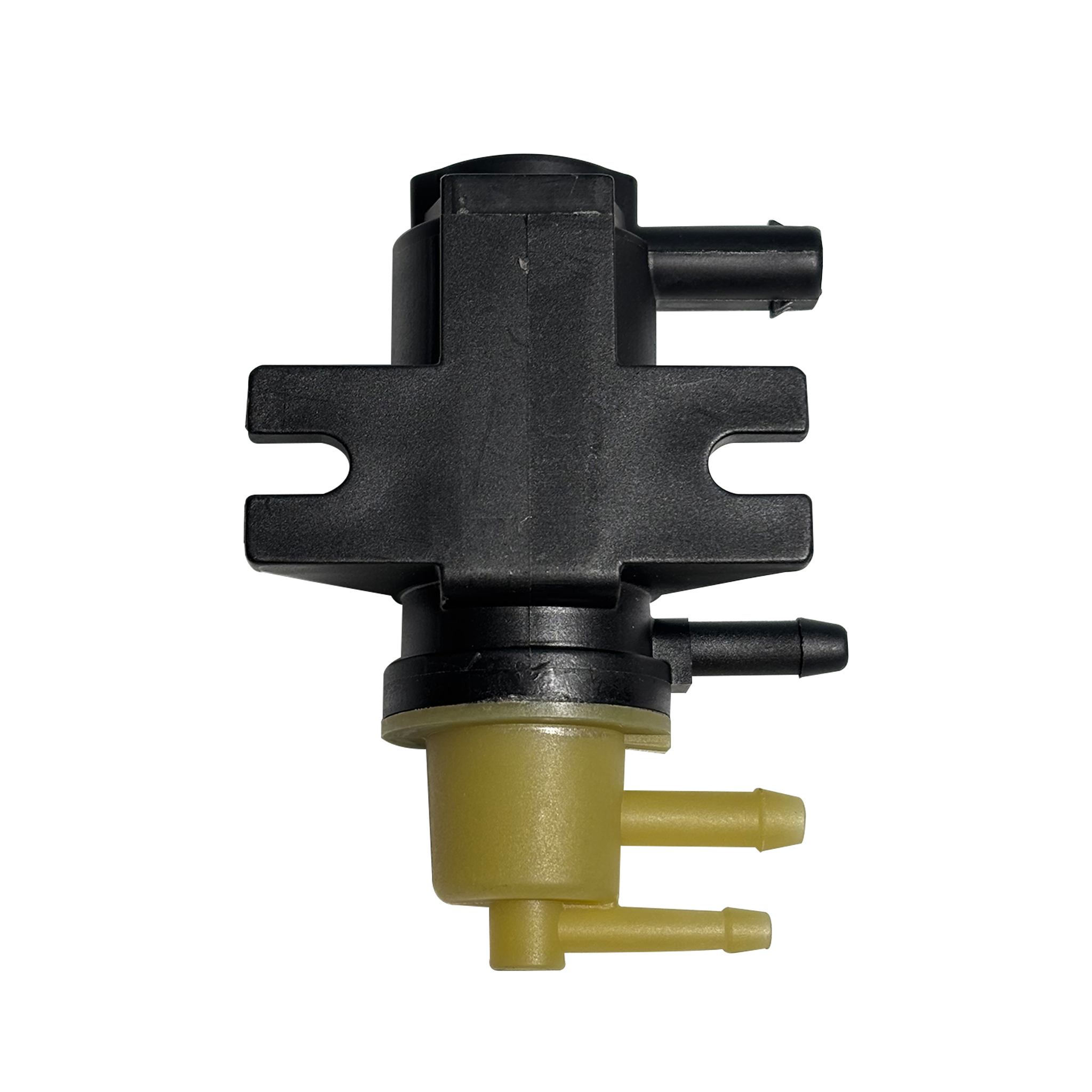 Turbo Boost Pressure Solenoid Valve for MERCEDES-BENZ E-CLASS W212 (2009-2016) in Black color Plastic and metal, 2 pins, oval connector
