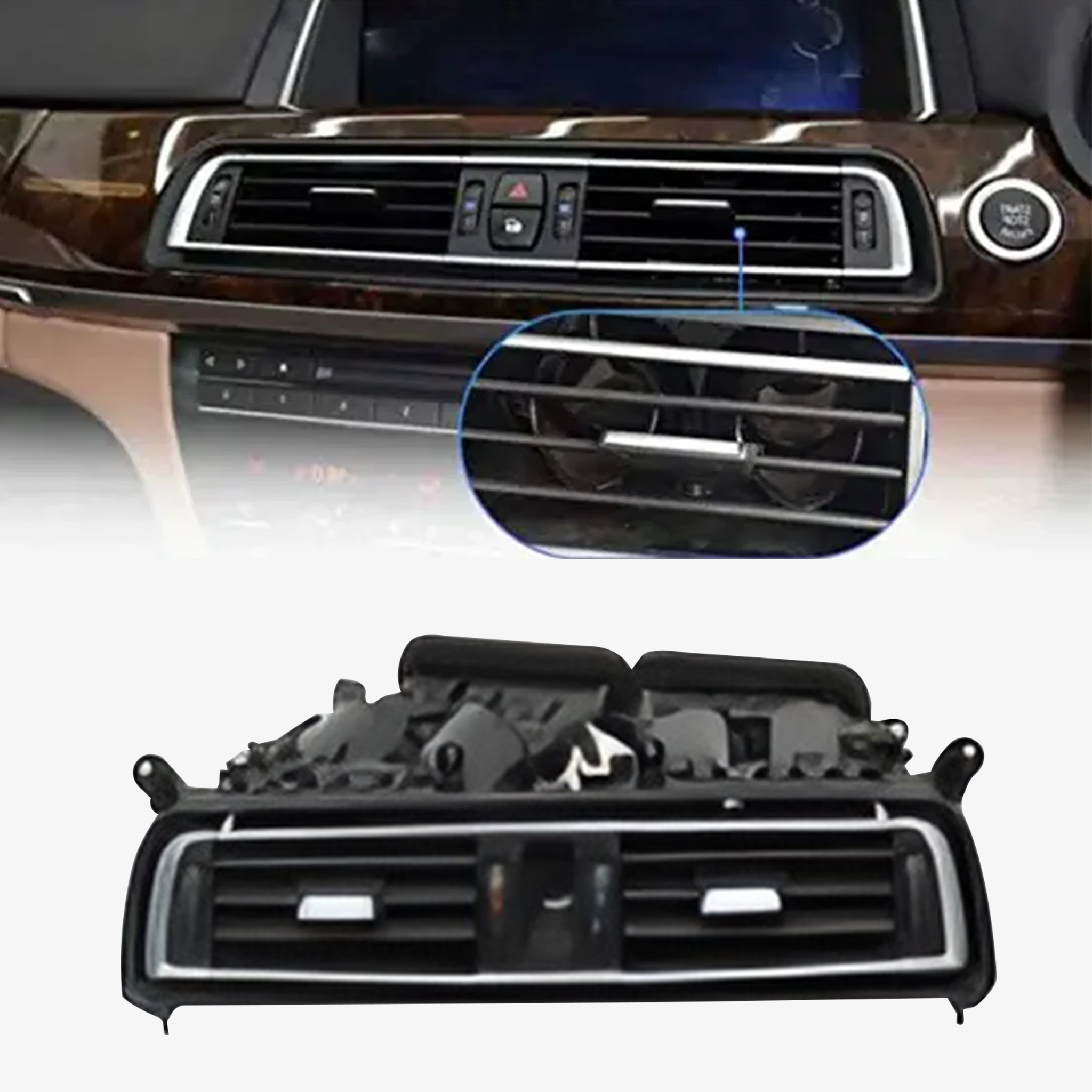 Central AC Vent Assembly For Bmw 7 Series F02 Longwheel Base Sedan (2008-2015)-1