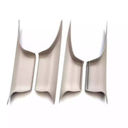 BMW 7 Series F02 Long Wheelbase Sedan (2009-2016) Oyster Inner Door Pull Handle Cover Set