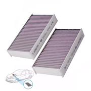Buy ZIP Car Cabin Air Filter with Activated Carbon for BMW X3 Series F25 SUV (2000-2010) Set Of 2 PCS