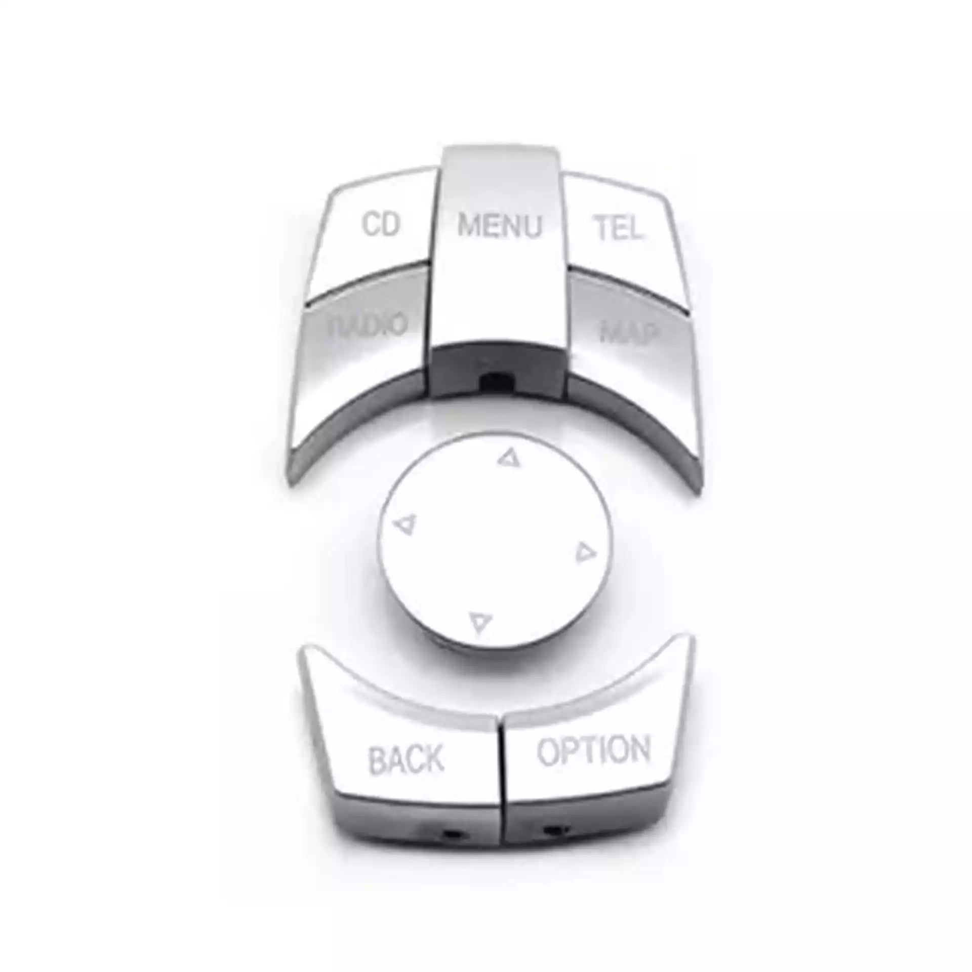 BMW 5 Series Sedan (2004-2010) Chrome CIC Multimedia Buttons Model A (E60) 1