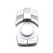 BMW 5 Series Sedan (2004-2010) Chrome CIC Multimedia Buttons Model A (E60) 1