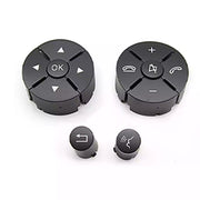 Mercedes Benz C-Class W204 Sedan (2007-2011) Black Left Steering Wheel Buttons (1pcs) 4