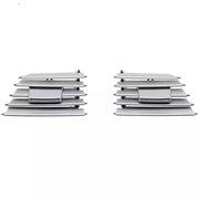 Buy Mercedes Benz E-Class Coupe (2013-2016) Silver Central Ac Vent Grilles Repair Kit (W207)