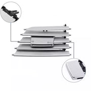 Buy Mercedes Benz E-Class Coupe (2013-2016) Silver Central Ac Vent Grilles Repair Kit (W207)