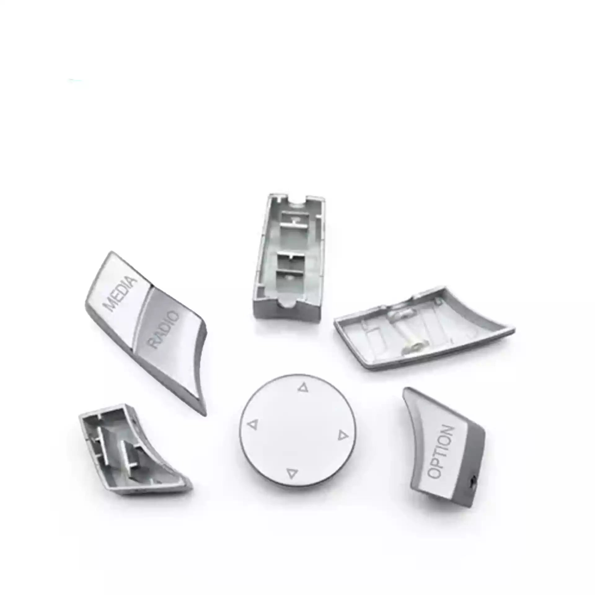 BMW 5 Series Sedan (2004-2010) Chrome CIC Multimedia Buttons Model B (E60) 1